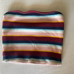 Holister multi colored tube top size S